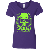 T-Shirts Purple / S Santa Carla Women's V-Neck T-Shirt