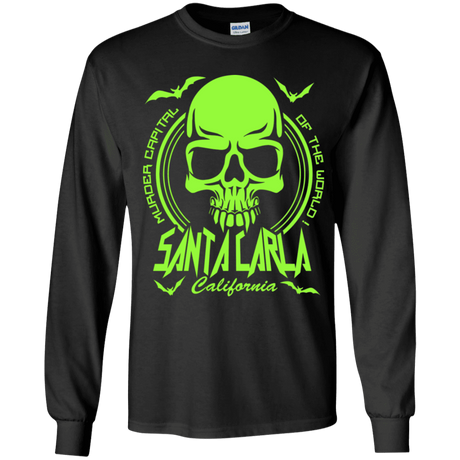 T-Shirts Black / YS Santa Carla Youth Long Sleeve T-Shirt
