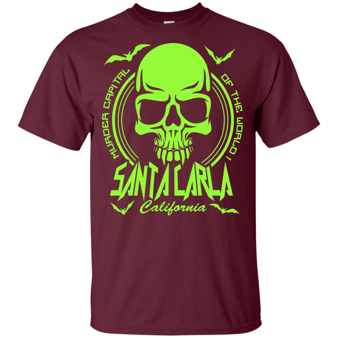 T-Shirts Maroon / YXS Santa Carla Youth T-Shirt