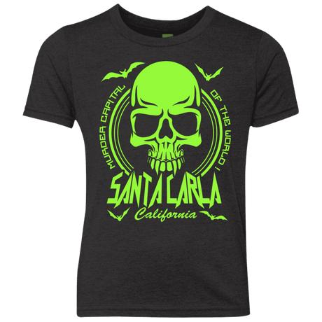 T-Shirts Vintage Black / YXS Santa Carla Youth Triblend T-Shirt