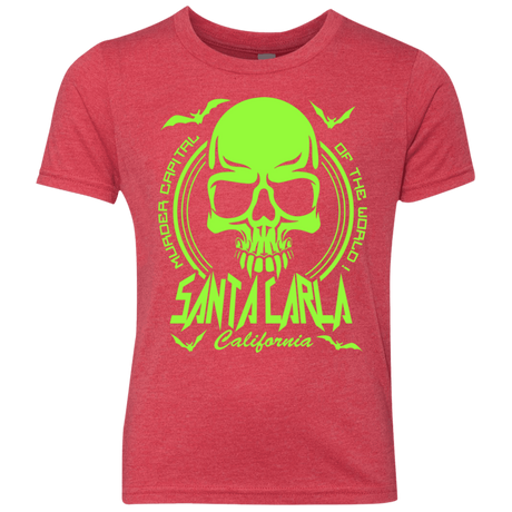 T-Shirts Vintage Red / YXS Santa Carla Youth Triblend T-Shirt