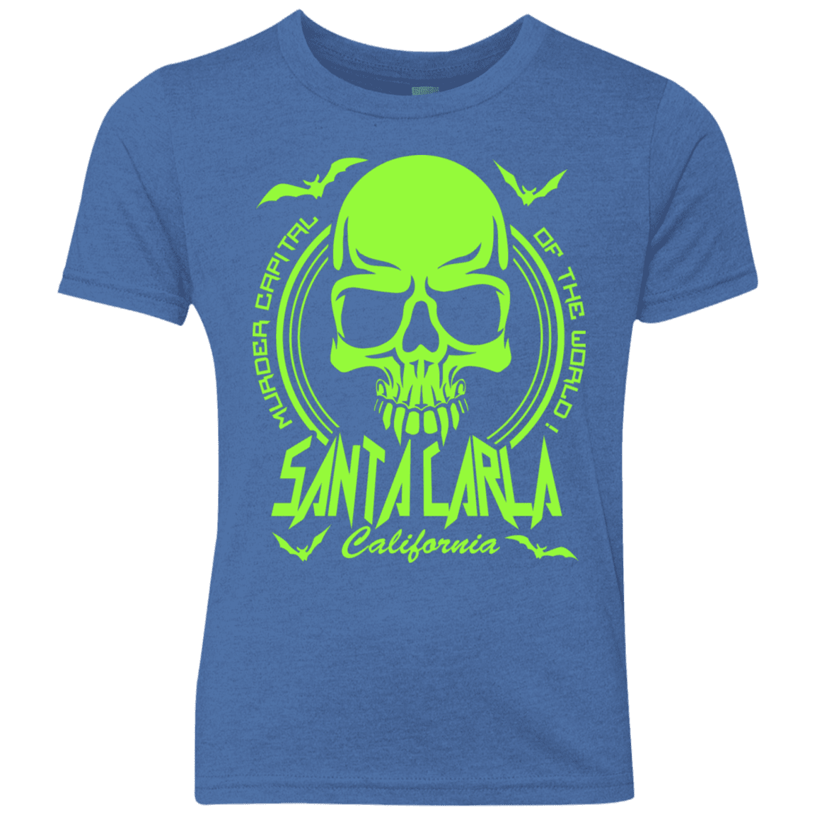 T-Shirts Vintage Royal / YXS Santa Carla Youth Triblend T-Shirt
