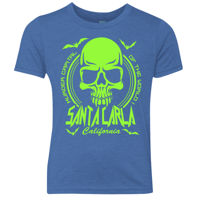 T-Shirts Vintage Royal / YXS Santa Carla Youth Triblend T-Shirt