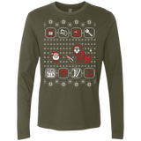 T-Shirts Military Green / Small Santa Of The Yolkfolk Men's Premium Long Sleeve
