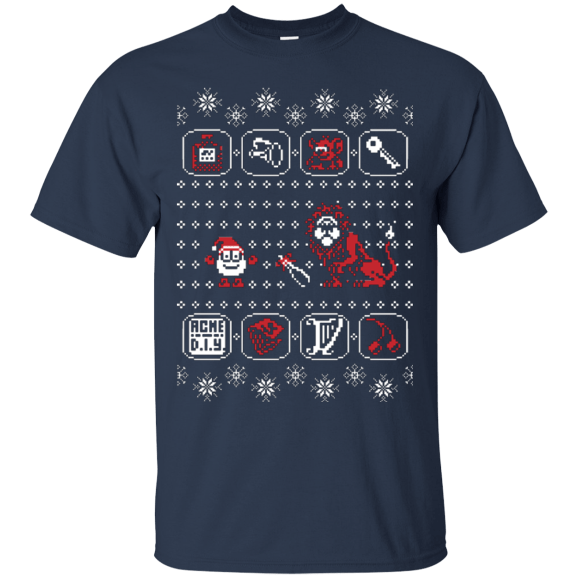 T-Shirts Navy / Small Santa Of The Yolkfolk T-Shirt