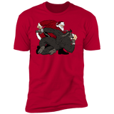 T-Shirts Red / S Santa vs Krampus Men's Premium T-Shirt
