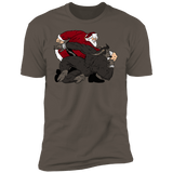 T-Shirts Warm Grey / S Santa vs Krampus Men's Premium T-Shirt