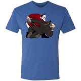 T-Shirts Vintage Royal / S Santa vs Krampus Men's Triblend T-Shirt