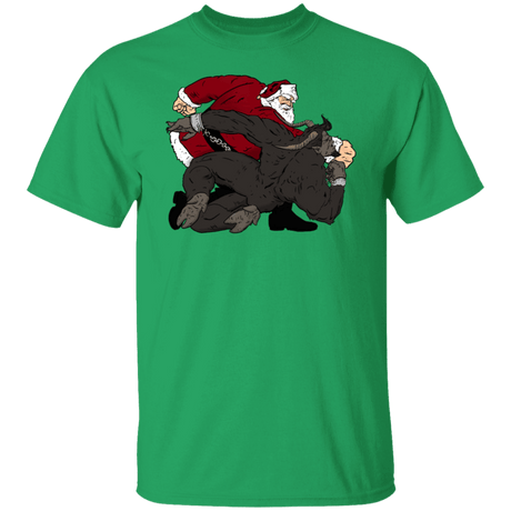 T-Shirts Irish Green / S Santa vs Krampus T-Shirt