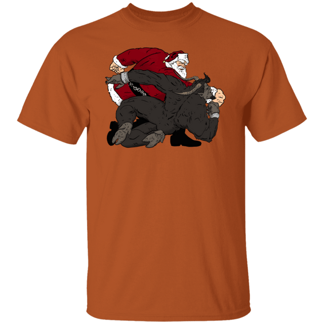 T-Shirts Texas Orange / S Santa vs Krampus T-Shirt