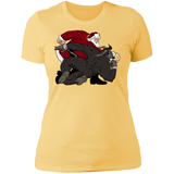 T-Shirts Banana Cream/ / S Santa vs Krampus Women's Premium T-Shirt