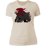 T-Shirts Ivory/ / S Santa vs Krampus Women's Premium T-Shirt