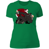 T-Shirts Kelly Green / S Santa vs Krampus Women's Premium T-Shirt
