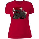T-Shirts Red / S Santa vs Krampus Women's Premium T-Shirt