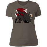 T-Shirts Warm Grey / S Santa vs Krampus Women's Premium T-Shirt