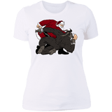 T-Shirts White / S Santa vs Krampus Women's Premium T-Shirt