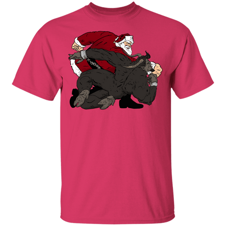 T-Shirts Heliconia / YXS Santa vs Krampus Youth T-Shirt
