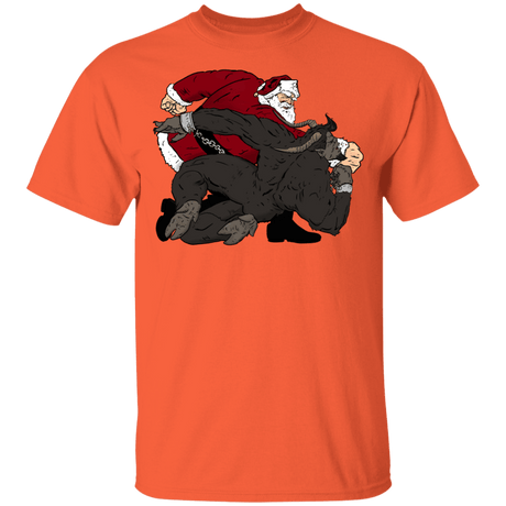 T-Shirts Orange / YXS Santa vs Krampus Youth T-Shirt
