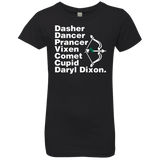 T-Shirts Black / YXS Santas Helper Girls Premium T-Shirt