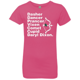 T-Shirts Hot Pink / YXS Santas Helper Girls Premium T-Shirt