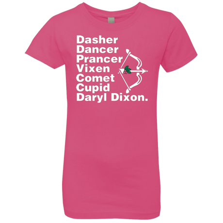 T-Shirts Hot Pink / YXS Santas Helper Girls Premium T-Shirt