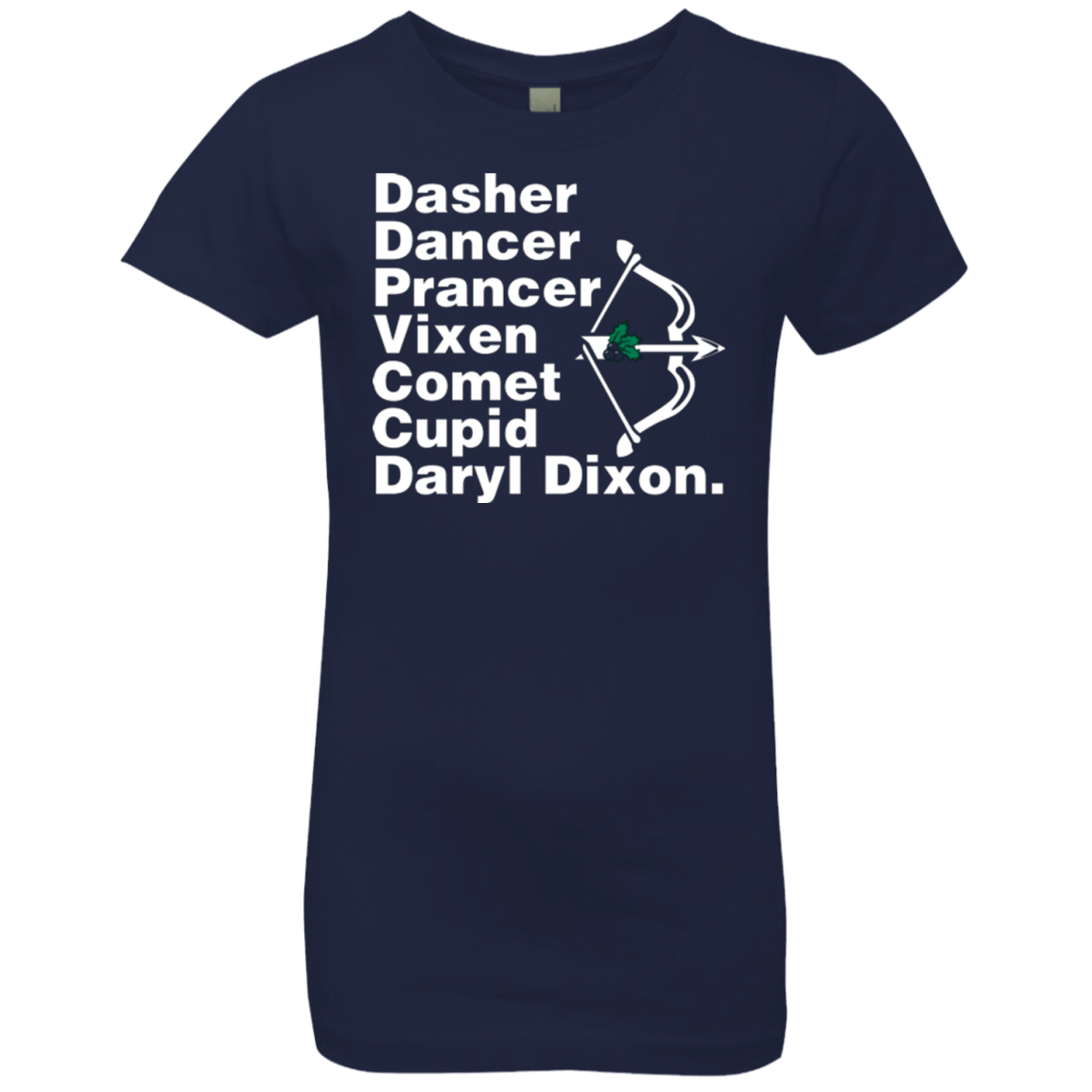 T-Shirts Midnight Navy / YXS Santas Helper Girls Premium T-Shirt