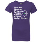 T-Shirts Purple Rush / YXS Santas Helper Girls Premium T-Shirt