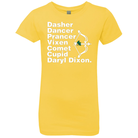 T-Shirts Vibrant Yellow / YXS Santas Helper Girls Premium T-Shirt