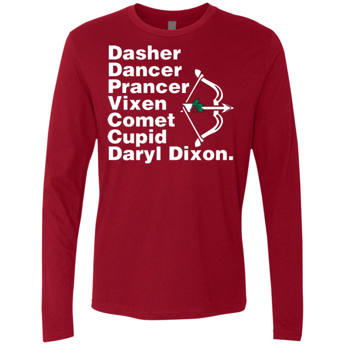 T-Shirts Cardinal / Small Santas Helper Men's Premium Long Sleeve