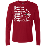 T-Shirts Cardinal / Small Santas Helper Men's Premium Long Sleeve