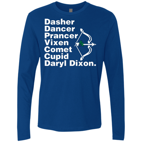 T-Shirts Royal / Small Santas Helper Men's Premium Long Sleeve