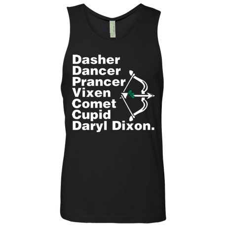 T-Shirts Black / Small Santas Helper Men's Premium Tank Top