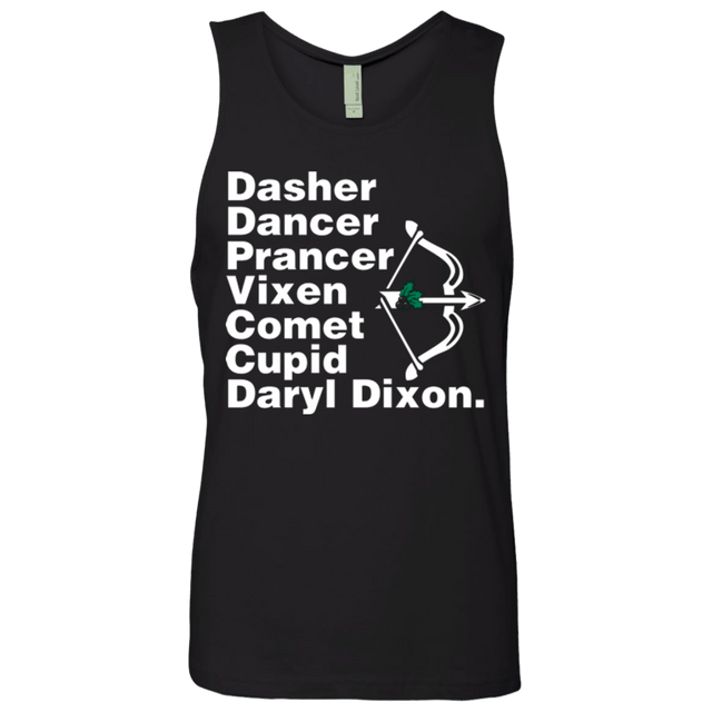 T-Shirts Black / Small Santas Helper Men's Premium Tank Top