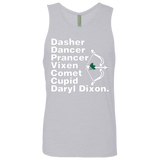 T-Shirts Heather Grey / Small Santas Helper Men's Premium Tank Top
