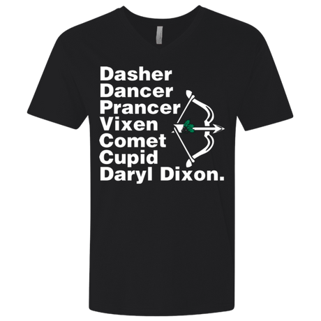 T-Shirts Black / X-Small Santas Helper Men's Premium V-Neck