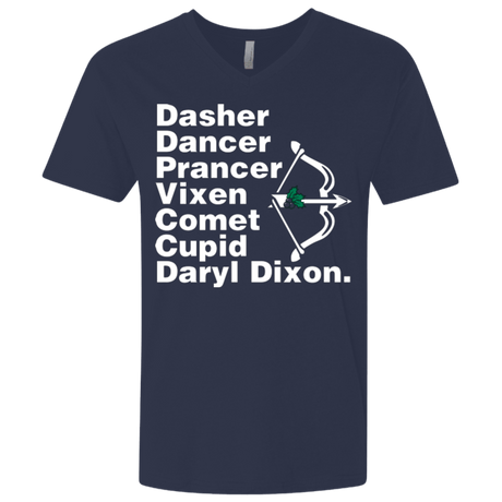 T-Shirts Midnight Navy / X-Small Santas Helper Men's Premium V-Neck