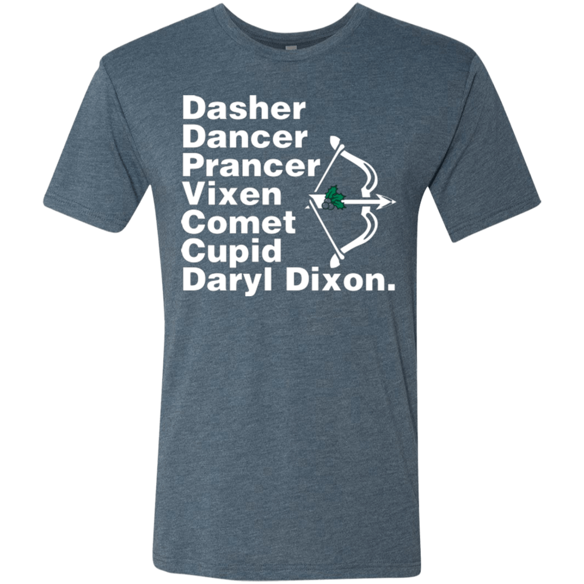 T-Shirts Indigo / Small Santas Helper Men's Triblend T-Shirt