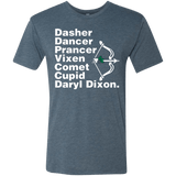 T-Shirts Indigo / Small Santas Helper Men's Triblend T-Shirt