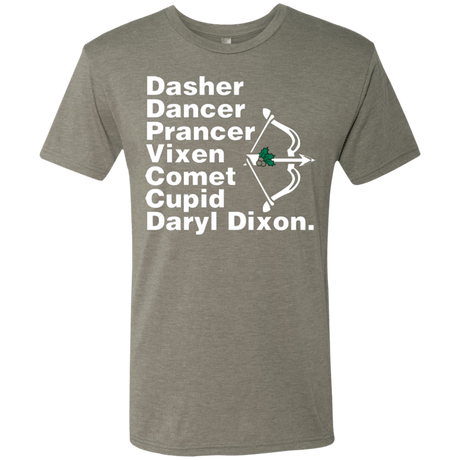 T-Shirts Venetian Grey / Small Santas Helper Men's Triblend T-Shirt