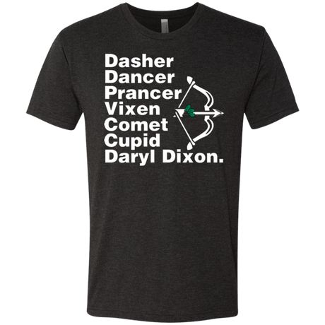 T-Shirts Vintage Black / Small Santas Helper Men's Triblend T-Shirt