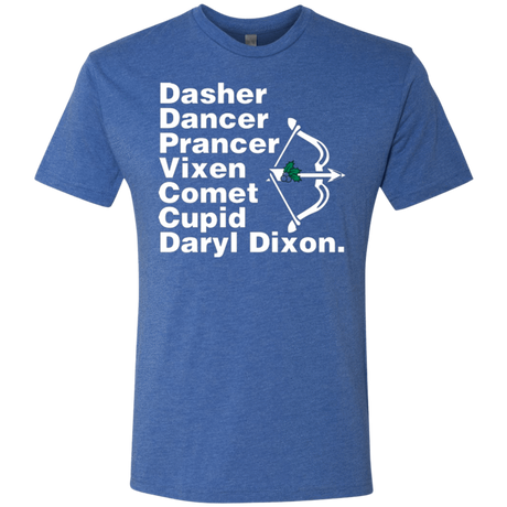 T-Shirts Vintage Royal / Small Santas Helper Men's Triblend T-Shirt