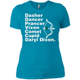 T-Shirts Turquoise / X-Small Santas Helper Women's Premium T-Shirt