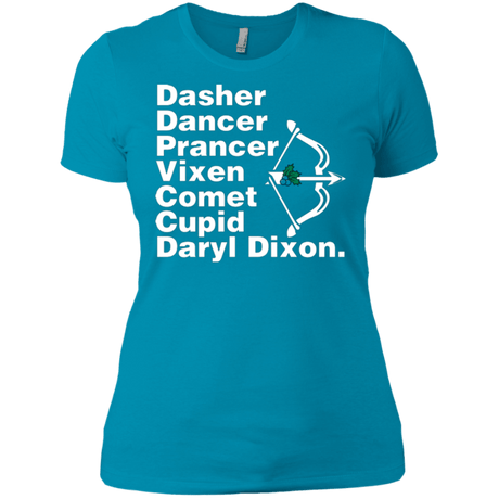 T-Shirts Turquoise / X-Small Santas Helper Women's Premium T-Shirt