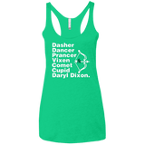 T-Shirts Envy / X-Small Santas Helper Women's Triblend Racerback Tank