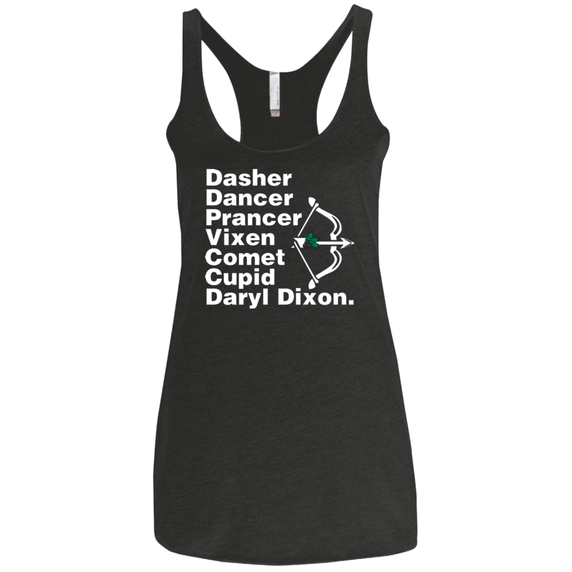 T-Shirts Vintage Black / X-Small Santas Helper Women's Triblend Racerback Tank