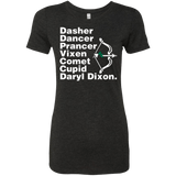 T-Shirts Vintage Black / Small Santas Helper Women's Triblend T-Shirt