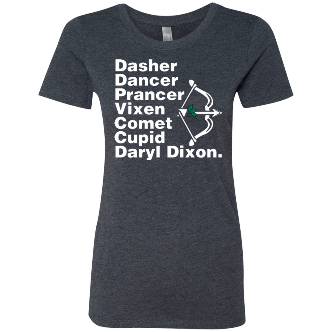 T-Shirts Vintage Navy / Small Santas Helper Women's Triblend T-Shirt