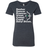 T-Shirts Vintage Navy / Small Santas Helper Women's Triblend T-Shirt