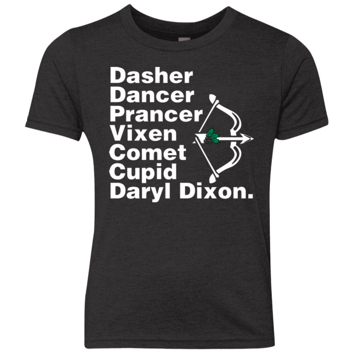 T-Shirts Vintage Black / YXS Santas Helper Youth Triblend T-Shirt