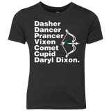 T-Shirts Vintage Black / YXS Santas Helper Youth Triblend T-Shirt